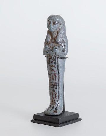 Égypte ancienne Faience Ushebti pour Nehen, scribe de, Collections