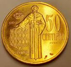 Monaco. 50 Centime Gold, Essai 1962