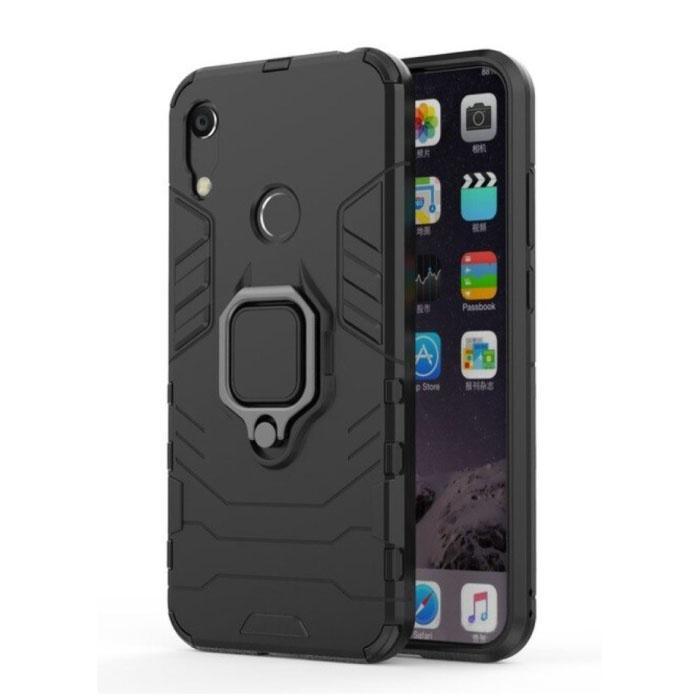 Huawei Y6 2019 Hoesje  - Magnetisch Shockproof Case Cover, Telecommunicatie, Mobiele telefoons | Hoesjes en Screenprotectors | Overige merken