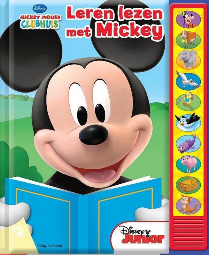 Disney Micky Mouse Leren Lezen geluidenboek 9781450896085, Boeken, Kinderboeken | Baby's en Peuters, Gelezen, Verzenden