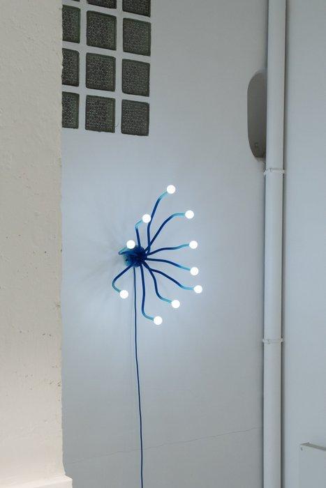 Vincent Decat - Wandlamp - Gips, Koper - Lamp Anémone, Antiek en Kunst, Kunst | Designobjecten