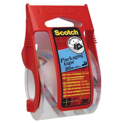 Scotch afroller met verpakkingsplakband, ft 50 mm x 20 m, tr, Maison & Meubles, Accessoires pour la Maison | Autre
