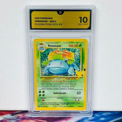 Pokémon Graded card - Venusaur Holo #15 Celebrations 25th -, Hobby en Vrije tijd, Verzamelkaartspellen | Pokémon