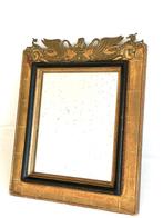 Wandspiegel - vergulde houten lijst met bronzen empirische