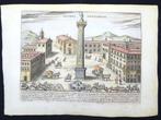 Italië - Rome,; Giacomo Lauro - Columna Antonini Pii -