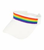 Zonneklep verstelbaar – regenboogkleuraccent – one size –, Vêtements | Femmes