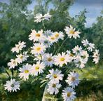 Irina Alex (1961) - Marguerites dans un Vase Transparent
