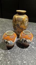 Vaas - Keramiek - Japan - Satsuma-vazen-set (Zonder
