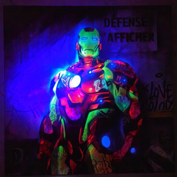 KedarOne (1992) - Iron Man Urbex, Antiquités & Art, Art | Peinture | Moderne