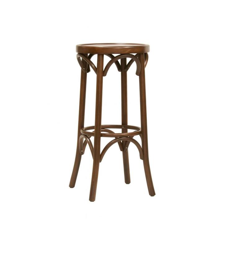 Barkruk Thonet Noa - Noten- Vintage/Café, Maison & Meubles, Tabourets de bar, Enlèvement