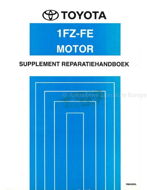 1995 TOYOTA LAND CRUISER 1FZ-FE MOTOR (SUPPLEMENT), Autos : Divers, Modes d'emploi & Notices d'utilisation