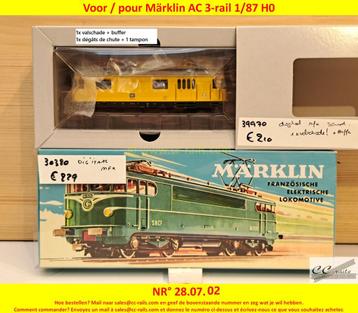 Marklin modeltreinen, locomotieven, wagons, rails, 2dehands beschikbaar voor biedingen