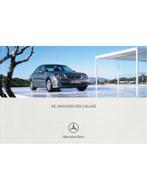 2005 MERCEDES BENZ E KLASSE SEDAN BROCHURE DUITS, Nieuw
