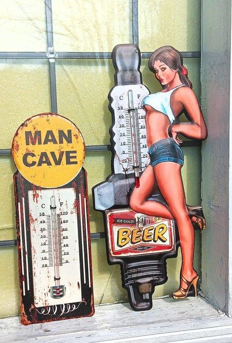 Thermometer (2) - Metaal, Antiquités & Art, Art | Objets design