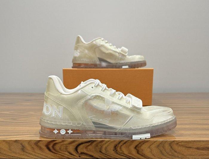 Louis Vuitton - LV Trainer - White / Transparent - Sneakers, Kleding | Heren, Schoenen