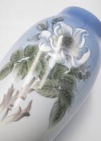 Bing & Grøndahl Art Nouveau Porcelain Vase with Cherry