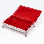 D.J. Aubert, Theelepeldoos / Juwelendoos - Boîte - Argent