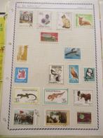 Wereld - Verzameling postzegels in verschillende albums, Postzegels en Munten, Gestempeld