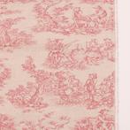 BA125 - Stof Toile de Jouy Rosa Antico – 2.8 x 2.5 m -, Antiek en Kunst