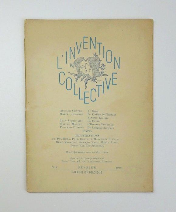 Magritte / Breton / Marïen / Ubac, e.a. - LInvention, Antiek en Kunst, Antiek | Boeken en Manuscripten
