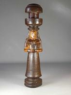 Sculpture, Statue de Gangaur - XIX siècle - 44.7 cm - Bois