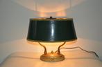 Tafellamp - Messing, Papier - Oude bouillotte-stijl lamp