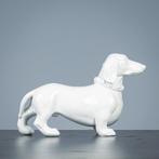 sculptuur, Fraaie Teckel - 210 mm - Hars - 2022, Antiek en Kunst