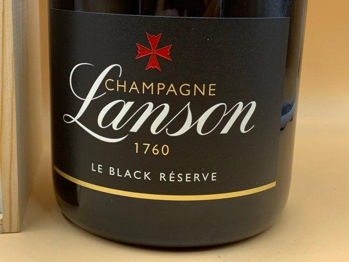 Lanson, Black Réserve - Champagne Brut - 1 Dubbele, Verzamelen, Wijnen