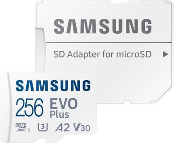 Samsung EVO Plus MicroSD 160 MB/s Incl. Adapter-256GB beschikbaar voor biedingen