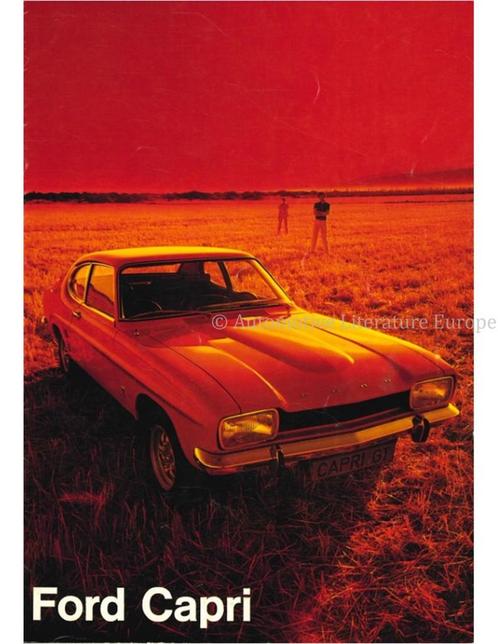 1972 FORD CAPRI BROCHURE NEDERLANDS, Livres, Autos | Brochures & Magazines