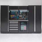 Datona Werkplaatsinrichting PREMIUM RVS werkblad met, Doe-het-zelf en Bouw, Ophalen of Verzenden, Nieuw