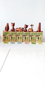 Figuur - Zes vintage houten dieren Royal Pet