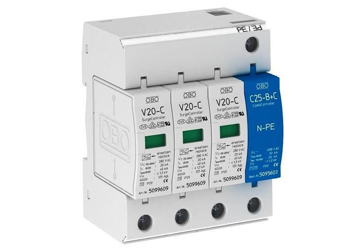 Parafoudre OBO V20 - 5094656, Doe-het-zelf en Bouw, Elektriciteit en Kabels, Verzenden