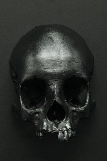 Décoration murale - gothic skull in relief - Framed - France