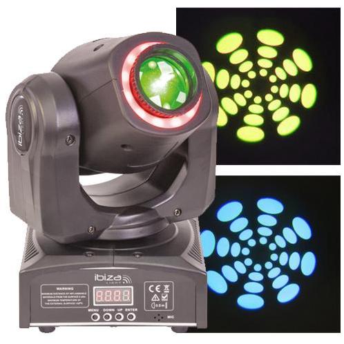 Ibiza Sound MHSPOT30-FX 2-in-1 Spot & Animatie LED Moving, Muziek en Instrumenten, Licht en Laser