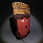 Chancay, Peru Hout Begrafenismasker. 1100 - 1400 na