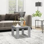 vidaXL Bijzettafel 50x50x35 cm bewerkt hout grijs sonoma, Huis en Inrichting, Tafels | Salontafels, Verzenden, Nieuw