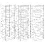 vidaXL Schanskorf plantenbakken 3 st verhoogd 30x30x100 cm, Tuin en Terras, Verzenden, Nieuw