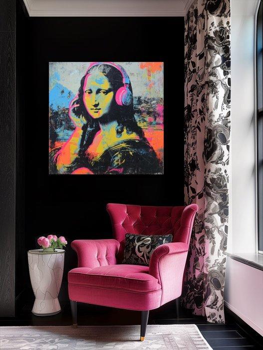 ERIC BRUMETTE - DJ MONA LISA SAVED MY LIFE - Toile L, Antiek en Kunst, Kunst | Designobjecten