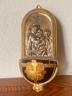 Wijwatervat - 1910-1920 - Met religieuze afbeelding, Antiek en Kunst