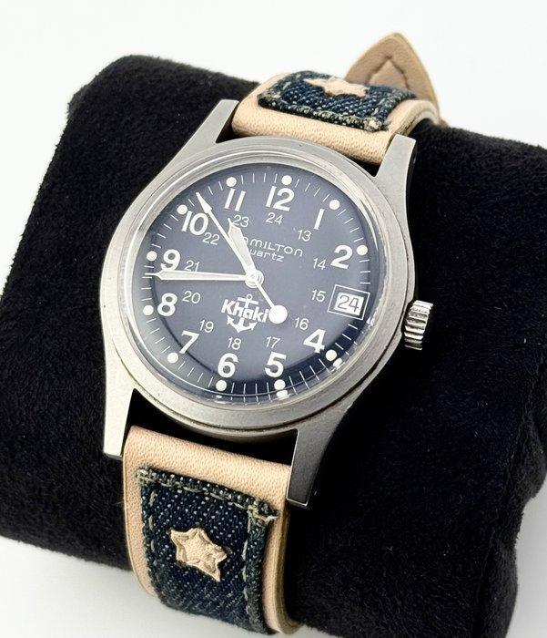 Hamilton - Khaki Vintage - Zonder minimumprijs - 9797 -, Handtassen en Accessoires, Horloges | Heren