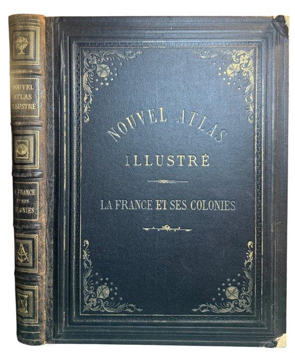 Frankrijk - Frankrijk en de koloniën; VUILLEMIN, THUILLIER,, Livres, Atlas & Cartes géographiques