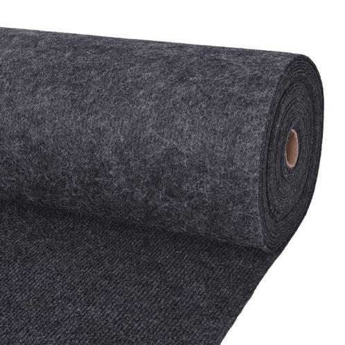 vidaXL Tapijt 1,2x20 m ribstof antracietkleurig, Tuin en Terras, Deurmatten, Nieuw, Verzenden