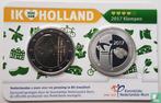 Nederland 2 euro 2017 (coincard - met zilveren penning) ..., Verzenden, Losse munt, Goud