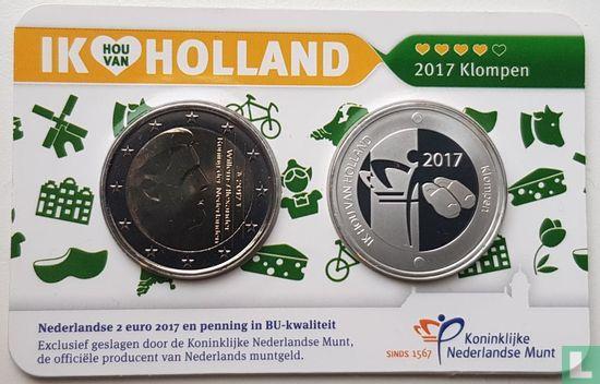 Nederland 2 euro 2017 (coincard - met zilveren penning) ..., Postzegels en Munten, Munten | Nederland, Losse munt, Goud, Zilver