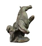 sculptuur, Cavallo - 31 cm - Brons