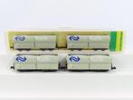 Minitrix N - 13656 - Modeltrein goederenwagon (2) - 2 sets, Nieuw