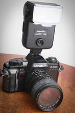 Minolta X-300s + MD 3,5-4,8/28-70mm + Soligor 5,6/75-300mm +