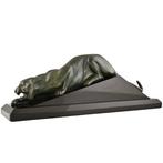 Georges Lavroff - sculptuur, Art Deco PANTER L. 61 cm x H. -