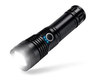 Tweedekans | Zaklamp LED oplaadbaar - incl batterijen - Voor beschikbaar voor biedingen
